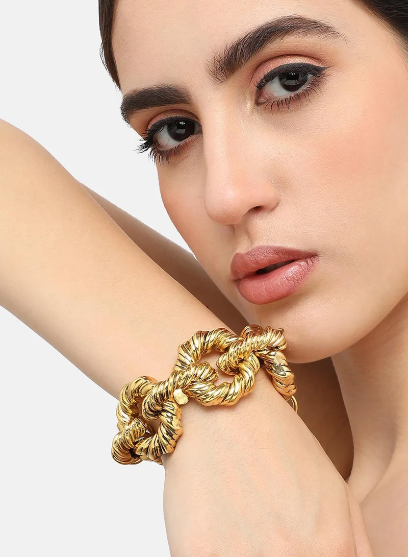 سوهي سوار مصمم كاجوال مطلي بالذهب