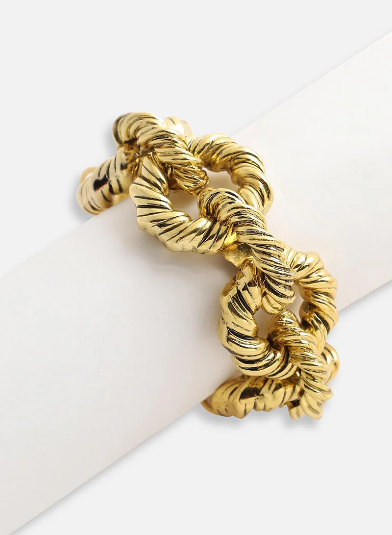 سوهي سوار مصمم كاجوال مطلي بالذهب