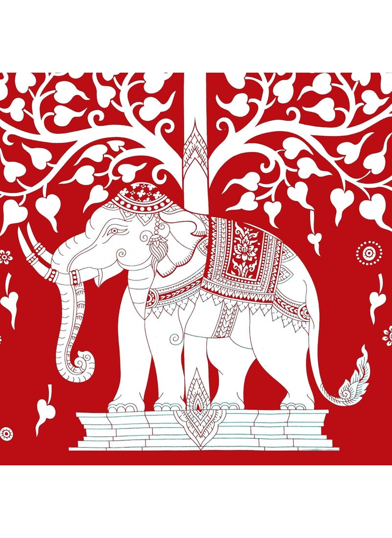 LIVING ROOTS LIVING ROOTS Pure Cotton Soft Skin Friendly 1 Bedsheet with 2 Pillow Covers Queen Size Bedsheet 86 96 inches 7 8 Feet Rich Fast Colour with No Colour Bleeding Guarantee 316 Red  - Image 2