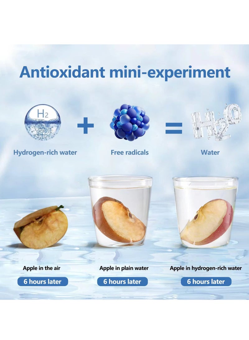 SOLARAE زجاجة مولد مياه الهيدروجين المحمولة بتقنية SPE و PEM، معزّز أيوني قلوي قابلة للشحن عبر USB لمياه غنية بالهيدروجين في المنزل وأثناء الأنشطة الرياضية. - Image 3