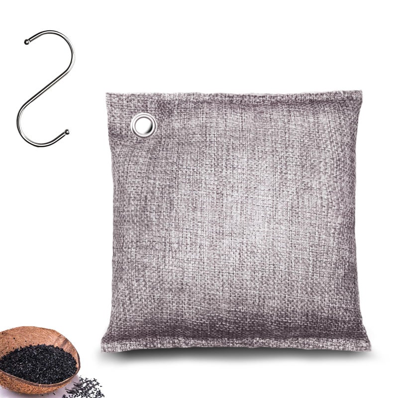 Activated Charcoal Odor Absorber, Odor Eliminator for Strong Odor,Coconut Shell Charcoal Air Purifying Bags for Home Car Closet Pet, Smoke Room Deodorizer - Image 1