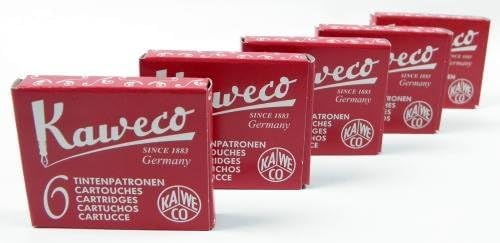 Kaweco Kaweco Fountain Pen Ink Cartridges short Ruby Red Red 30 pc  - Image 3