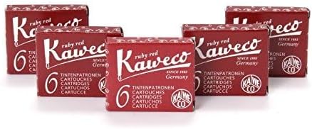 Kaweco Kaweco Fountain Pen Ink Cartridges short Ruby Red Red 30 pc  - Image 2