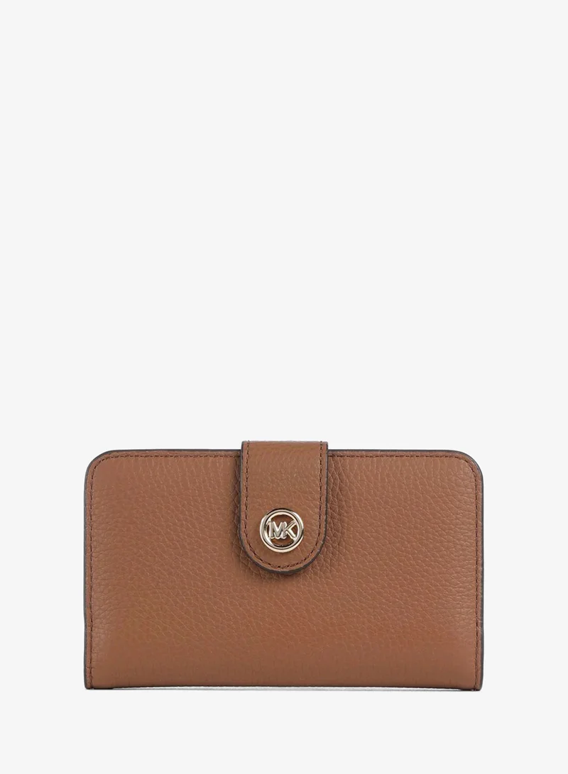 Mk Pop Charm Medium Tab Trifold Wallet