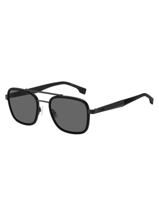 BOSS Men's UV Protection Sunglasses Boss 1486/S Black 45 - Lens Size: 54 Mm