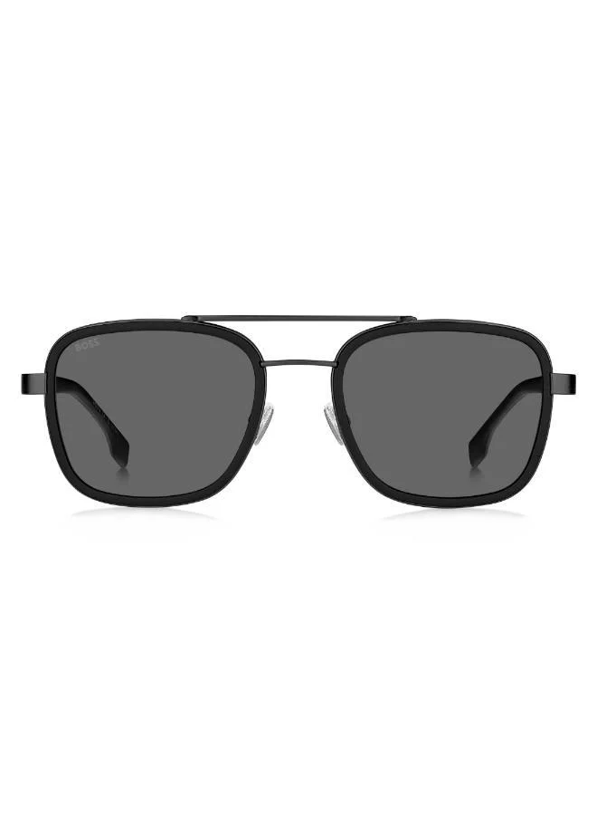 BOSS Men's UV Protection Sunglasses Boss 1486/S Black 45 - Lens Size: 54 Mm
