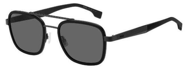 بوس نظارات شمسية رجالية للحماية من الأشعة فوق البنفسجية بوس  أسود  - مقاس العدسة:  مم - Image 1