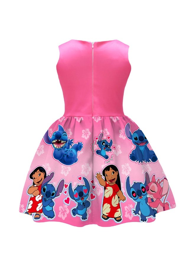 general Stitch dress girls dress bow dress gift for family and friends - Image 2