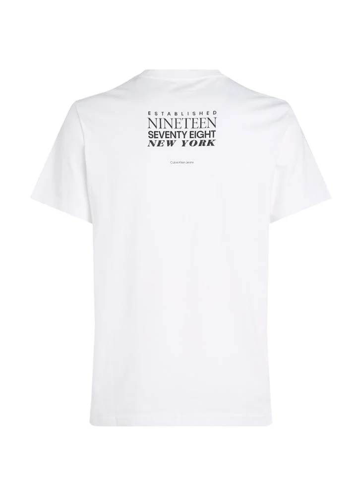 كالفن كلاين جينز Logo Crew Neck T-Shirt