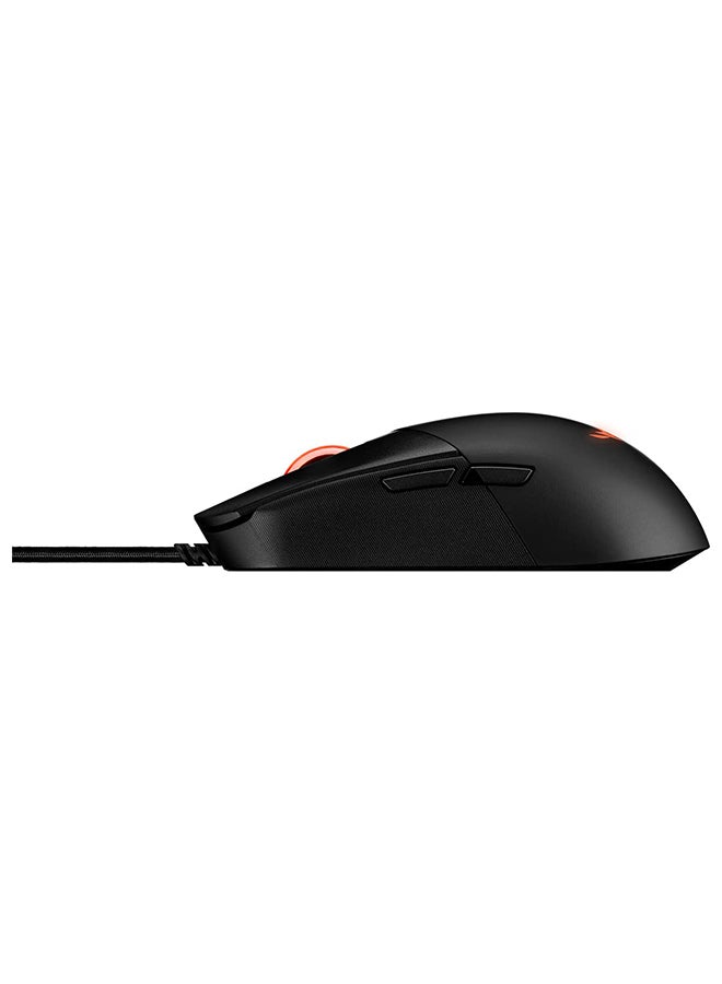 أسوس ماوس الألعاب ASUS P518 ROG Strix Impact III شبه متماثل، خفيف الوزن، مستشعر 12000 نقطة في البوصة، 5 أزرار قابلة للبرمجة، مفاتيح قابلة للتبديل، كابل بارا كورد، ماوس ألعاب GPS، أسود - Image 5