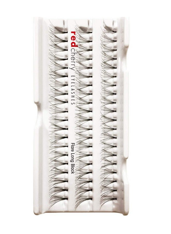Red Cherry Flare Long Individual Lashes Black (Pack Of 6) - Image 1