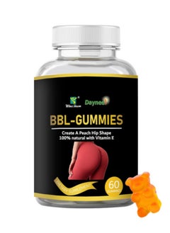 Daynee BBL Body Curve gummies, hip and bust enlargement, Lifting Gummies For Women, Create A Hip Shape 100% natural with Vitamin E 60 Gummies 