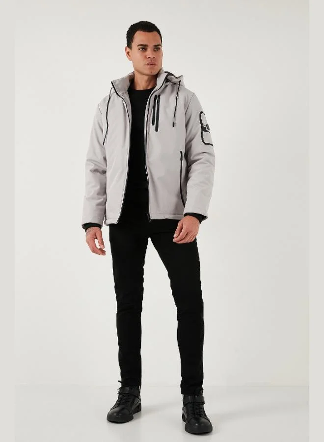 Buratti  Buratti Regular Fit Jacket with Detachable Hood and Pockets, Men's Jacket 497ALBERT for Men | Best Price UAE