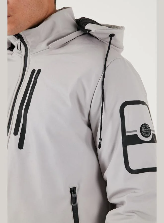 Buratti  Buratti Regular Fit Jacket with Detachable Hood and Pockets, Men's Jacket 497ALBERT for Men | Best Price UAE