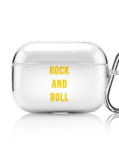 Stylizedd Classic Clear printed Case for Apple AirPods Pro 2nd Generation Thin Transparent Cover [Designed for Apple AirPods Pro 2nd Generation] - Rock and Roll  - Image 1