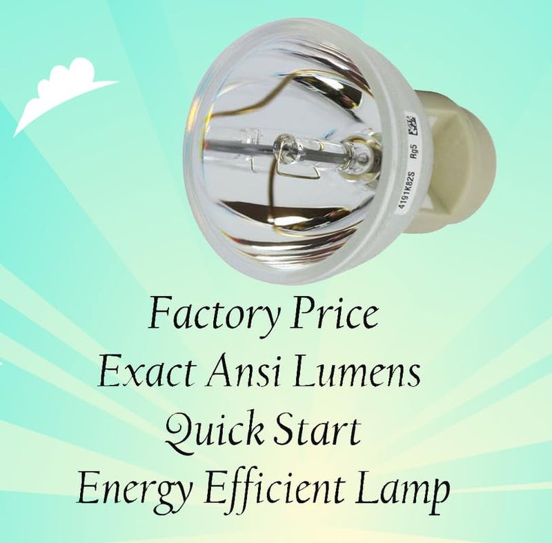 RSAV Projector Lamp for Benq 5J.JHH05.001 / HT550, MH550, MS550, MU607, MU613 Bare Lamp/Bulb only - Image 2