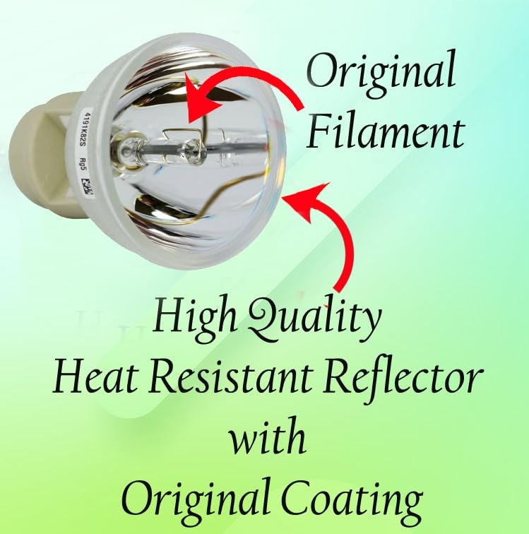 RSAV Projector Lamp for Benq 5J.JHH05.001 / HT550, MH550, MS550, MU607, MU613 Bare Lamp/Bulb only - Image 3