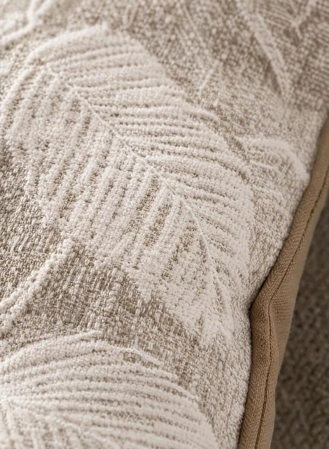 Styli Patterned Cushion Cover - 45X45Cm, Tan