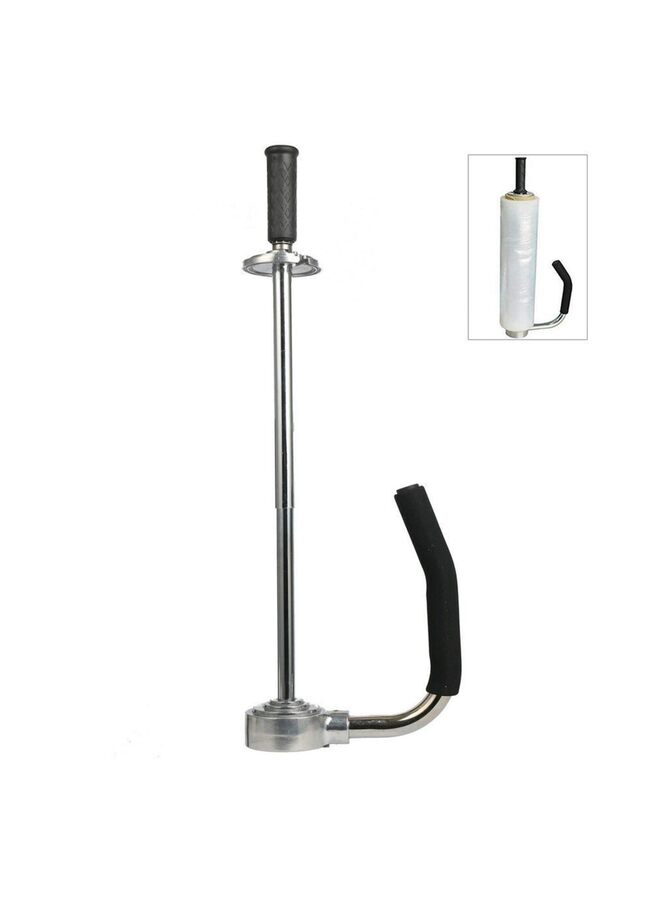 يُسلِّم موزع أغشية التمدد اليدوي - أداة تغليف يدوية قابلة للتعديل للتغليف الصناعي (أسود) - Image 1