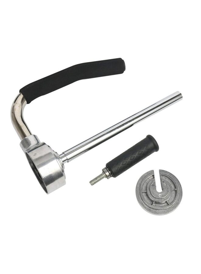 يُسلِّم موزع أغشية التمدد اليدوي - أداة تغليف يدوية قابلة للتعديل للتغليف الصناعي (أسود) - Image 5