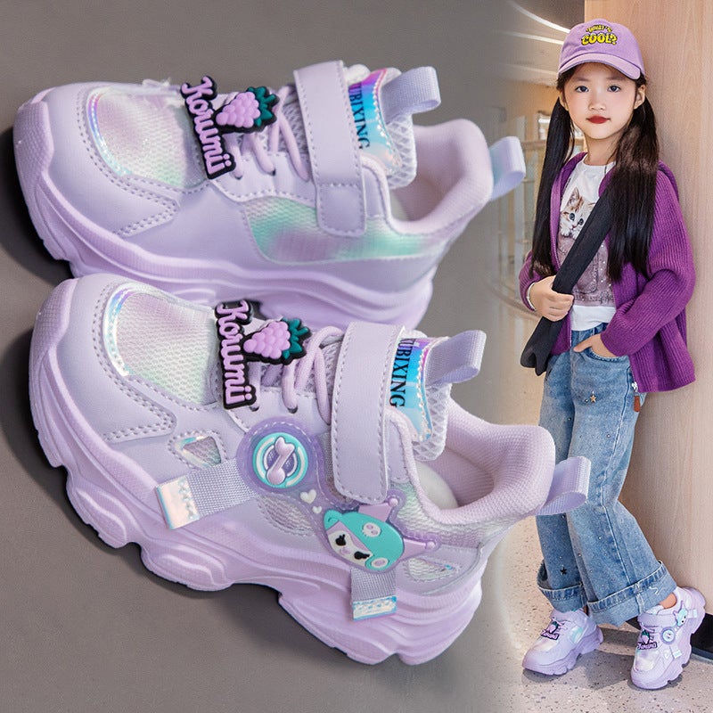 2025 Children'S Shoes Spring Girls' Sports Shoes Children'S Dad Shoes Korean Style Outdoor Casual Shoes Student Travel Shoes - Image 4
