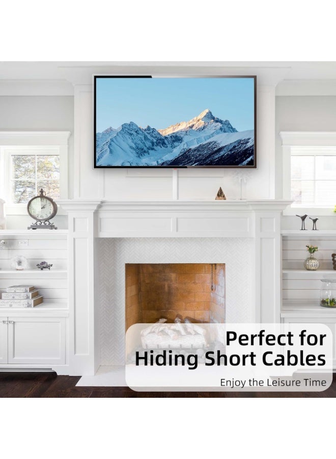 Abbasali 90cm Square Cable Box Self Adhesive PVC Wall Cord Cover Cable Pack Of 3 (16x16mm) - Image 3