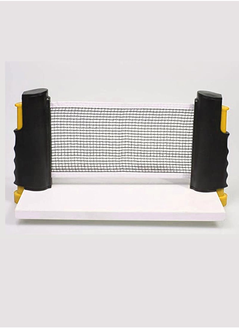 ISHWAZ Premium Retractable Table Tennis Net, Portable Ping Pong Net And Post 1.75M, Perfect for All Ping Pong Tables, Office Desk, Home Kitchen, Dining Table, Fits Any Tables, Easy To Install  - Image 5