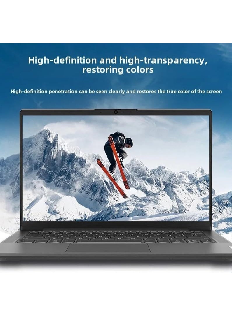 غطاء لوحة مفاتيح شفاف بالكامل متوافق مع كمبيوتر الألعاب المحمول MSI Thin 15 2024 مقاس 15.6 إنش، من مادة السيليكون، مع زجاج مقسى عالي الدقة - Image 3