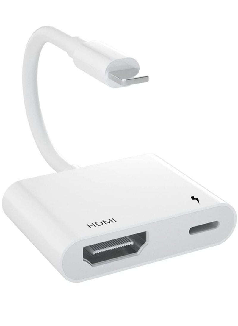 ELTRAZONE HDMI Adapter for iPhone to TV,iPad to HDMI,1080P HD Digital AV Adapter(No Need Power) Video & Audio Sync Screen Connector Compatibility with iPhone 14/13/12/11/X/8/iPad/to HDTV,Projector, Monitor.  - Image 1