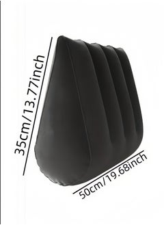 NIBEMINENT Leg positioning pillow with inflatable pillow, portable cushion, sleeping pillow, leg raise bed sofa, travel camping  - Image 5