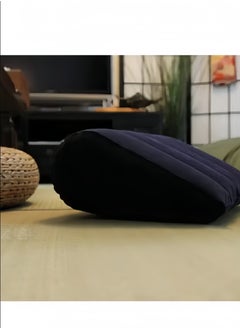 NIBEMINENT Leg positioning pillow with inflatable pillow, portable cushion, sleeping pillow, leg raise bed sofa, travel camping  - Image 2