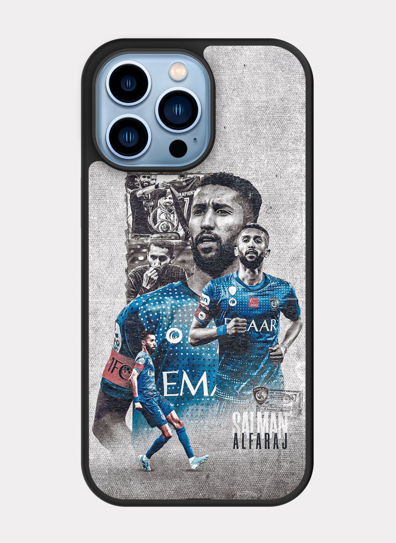 بكسلات كفر ايفون 13 برو ماكس نادي الهلال رمادي - Image 1