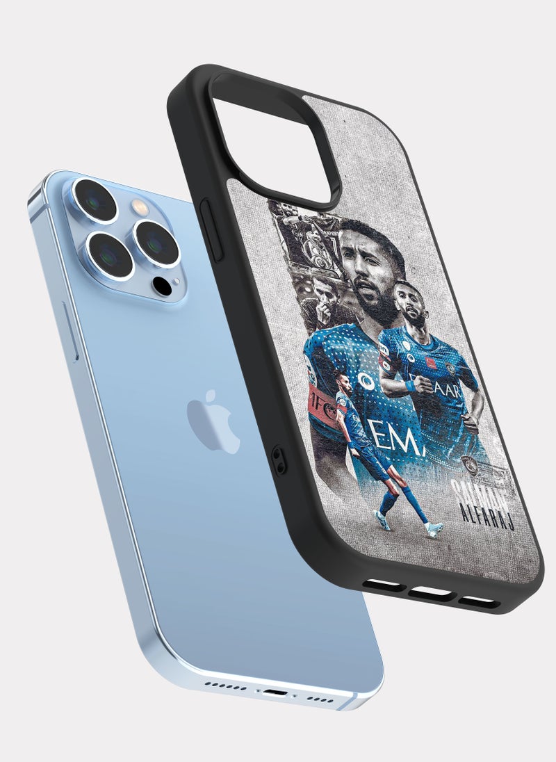 بكسلات كفر ايفون 13 برو ماكس نادي الهلال رمادي - Image 2