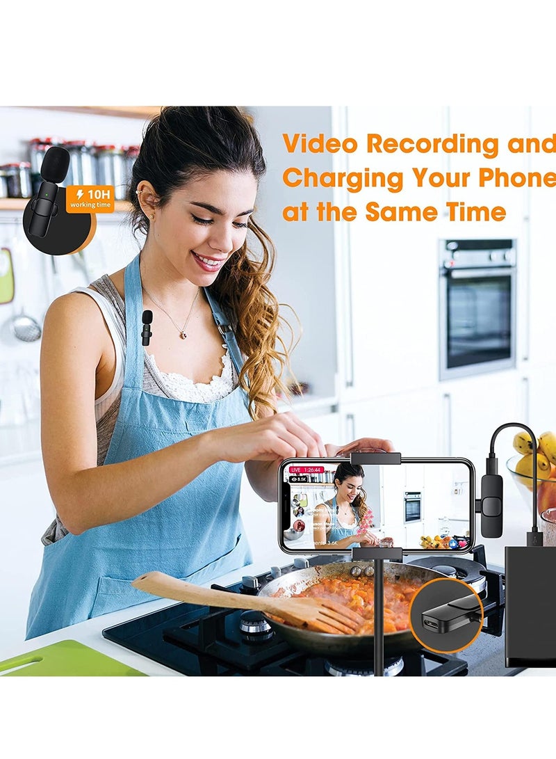 Wireless Lavalier Microphone for iphone Black - Image 4