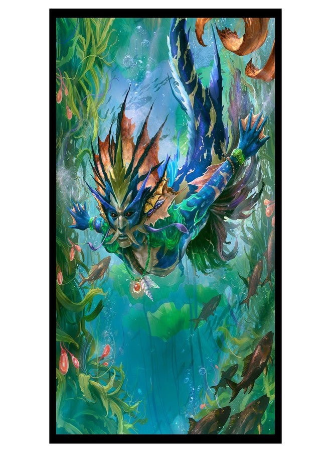 Realm Guard - 100ct Textured Matte TCG/MTG Card Art Sleeves (Merfolk)