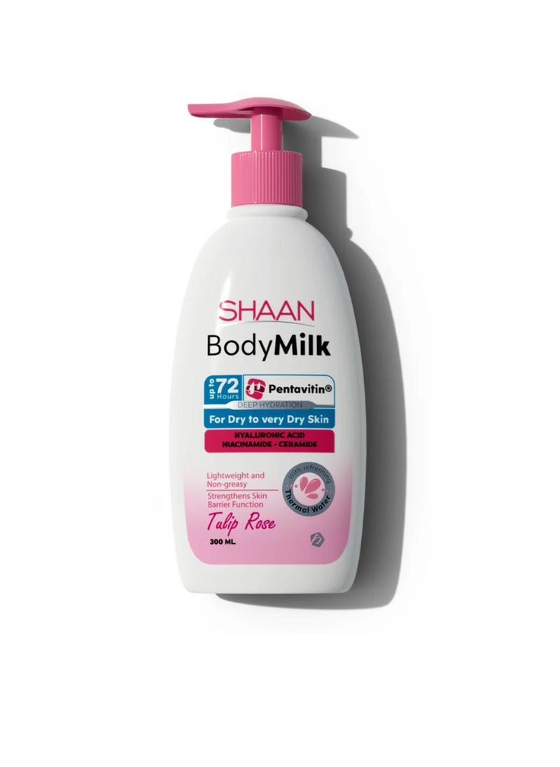Shaan Body Milk Tulip Rose 300 ml 