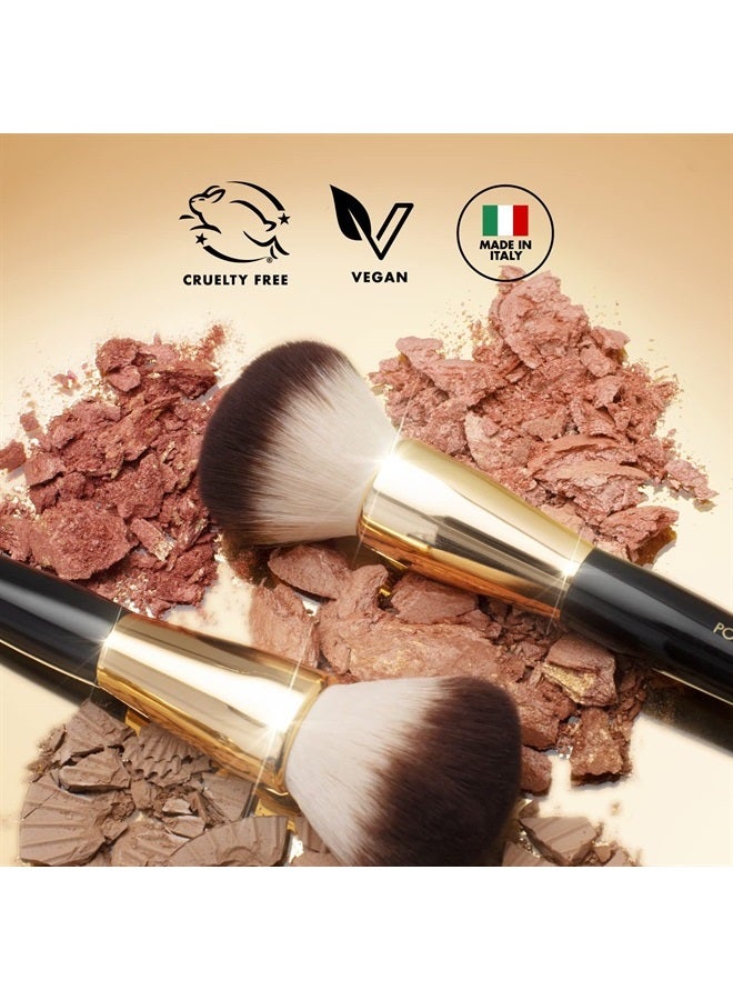 MILANI Baked Bronzer - Soleil, Cruelty-Free Shimmer Bronzing Powder to Use For Contour Makeup, Highlighters Makeup, Bronzer Makeup, 0.25 Ounce - Image 5