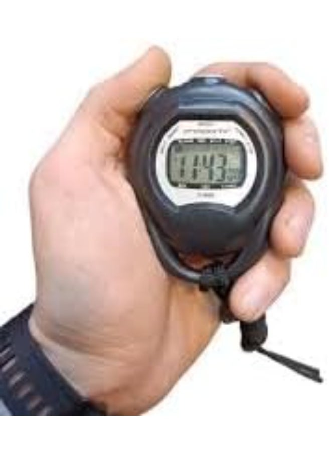 Generic F-006 Professional Handheld Digital Timer, Multifunctional Waterproof LCD Electronic Stopwatch with Date, Time and Alarm for Sports Coaches, Fitness Trainers and Referees  - Image 4