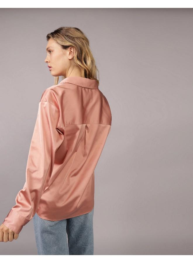 American Eagle AE Satin Button-Up Shirt  - Image 2