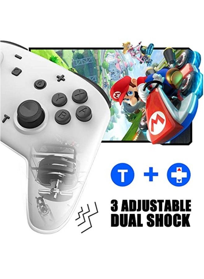 Generic Switch Pro Controller for Nintendo Switch/Switch Lite, momen Wireless Controller Gamepad with Motion Vibration Turbo Speed Function and Gyro Axis  - Image 5