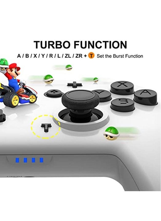 Generic Switch Pro Controller for Nintendo Switch/Switch Lite, momen Wireless Controller Gamepad with Motion Vibration Turbo Speed Function and Gyro Axis  - Image 3