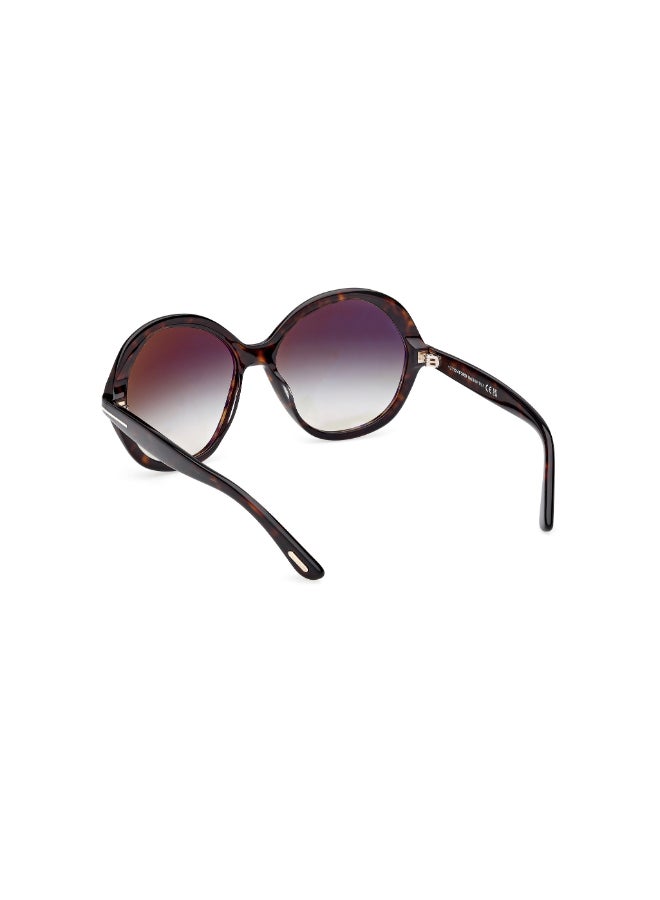 TOM FORD SEMI-RIMLESS UV PROTECTION TOMFORD METAL SUNGLASSES FT128130N63 - Image 3