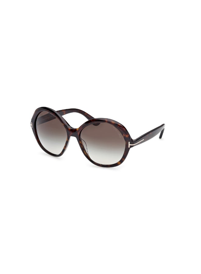 TOM FORD SEMI-RIMLESS UV PROTECTION TOMFORD METAL SUNGLASSES FT128130N63 - Image 1