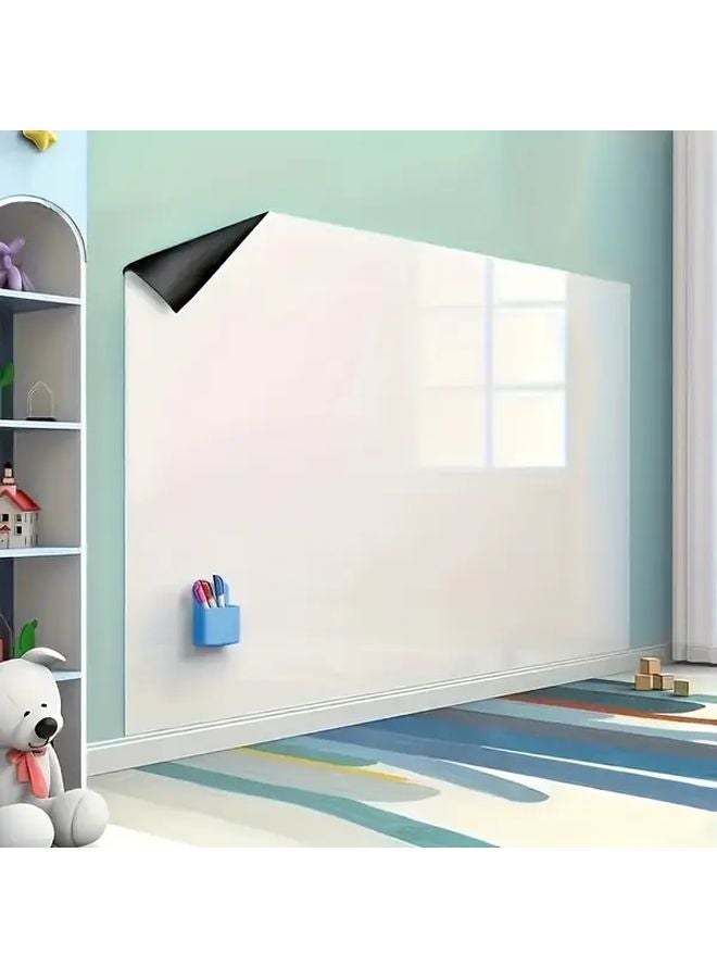 لوح أبيض ذاتي اللصق أخضر مع ممحاة 47 × 24 بوصة حماية جدار قابلة للإزالة - Image 2