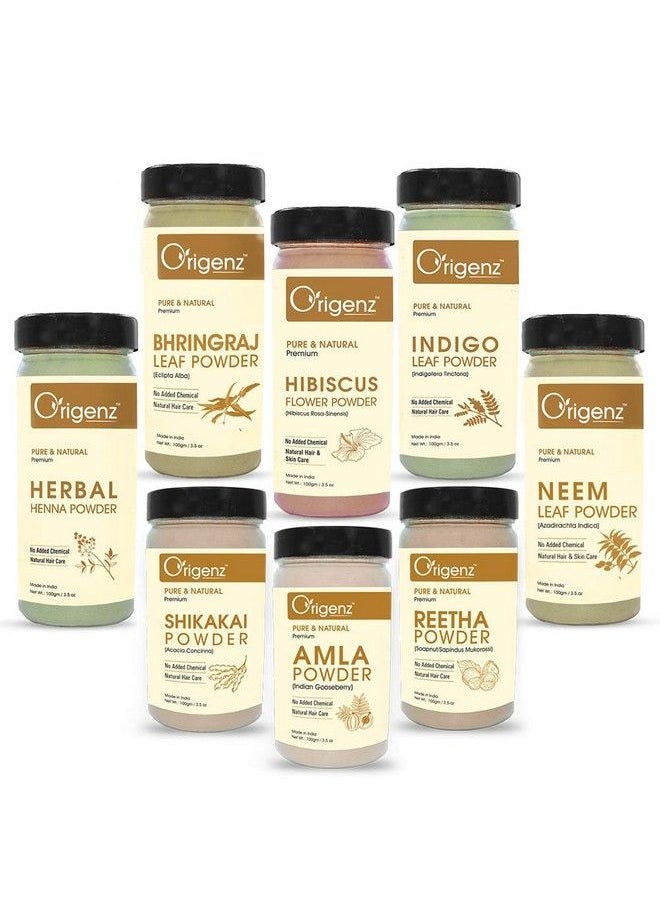 Amla Reetha Shikakai Bhringraj Hibiscus Neem Henna And Indigo Powders Combo Pack For Hair Care Healthy Scalp Nourishment Mask ; Natural Cleanser ; 800Gm - pzsku/Z2672EABA6D6A75DAD00EZ/45/_/1687593135/99152640-f466-4889-87f2-92713055e716