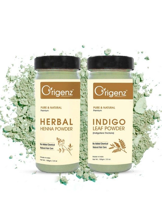 Origenz عبوة مزيج من مسحوق الأملا والريثا والشكاكاي والبهرينجراج والهيبسكوس والنييم والحناء والنيلي للعناية بالشعر وتغذية فروة الرأس الصحية؛ منظف طبيعي؛ 800 جرام - Image 4