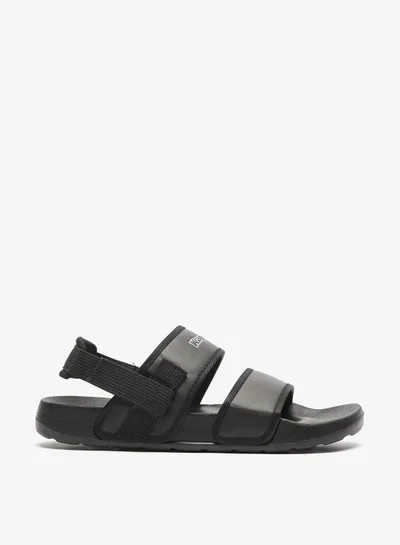كابا Womens Logo Print Sandals with Hook and Loop Closure