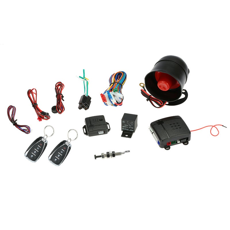 Universal Car Vehicle Security System Burglar Alarm Protection Anti-theft System 2 Remote - Image 4