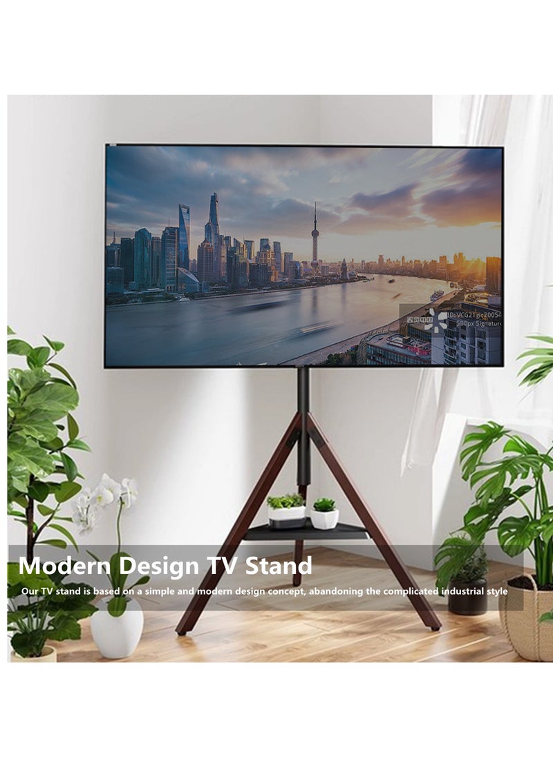 HXDream - Tripod Base Black,TV Stand,TV Mount with Adjustable Height and 180° Orientation,Fits 32-75 inch TV or Monitor,Suitable for Conference Rooms, Office Areas, Living Rooms, Dining Rooms, Bedrooms - Image 1