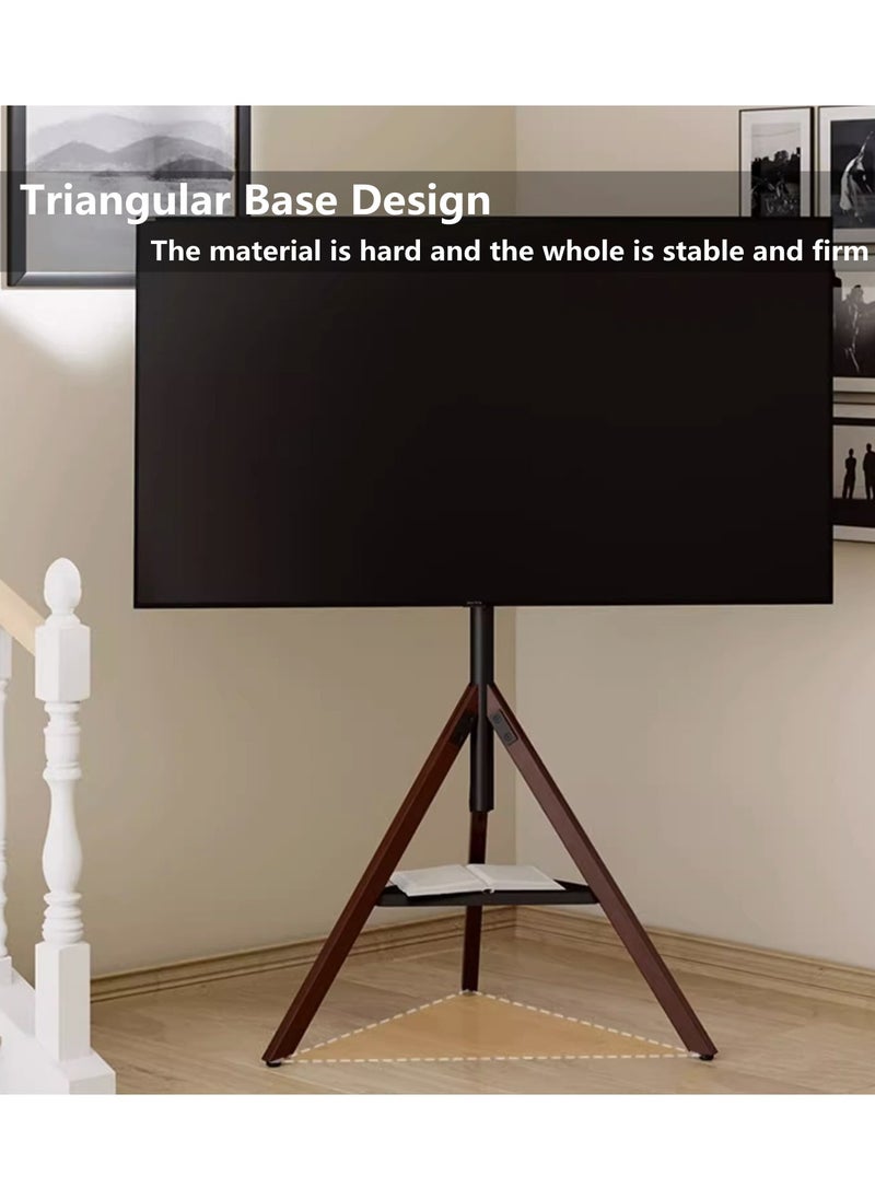 HXDream - Tripod Base Black,TV Stand,TV Mount with Adjustable Height and 180° Orientation,Fits 32-75 inch TV or Monitor,Suitable for Conference Rooms, Office Areas, Living Rooms, Dining Rooms, Bedrooms - Image 1